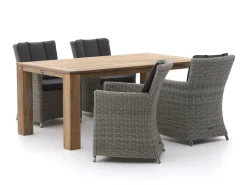 Intenso Adriano/ROUGH-X 180 cm Gartenmöbel-Set 5-teilig