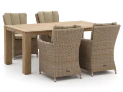 Intenso Adriano/ROUGH-X 180 cm Gartenmöbel-Set 5-teilig