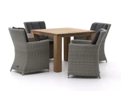 Intenso Adriano/ROUGH-X 100 cm Gartenmöbel-Set 5-teilig