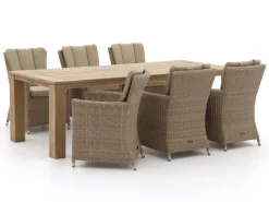 Intenso Adriano/ROUGH-X 240 cm Gartenmöbel-Set 7-teilig