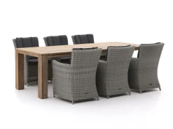 Intenso Adriano/ROUGH-X 240 cm Gartenmöbel-Set 7-teilig