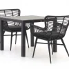 Intenso Asti/Fidenza 90 cm Gartenmöbel-Set 3-teilig