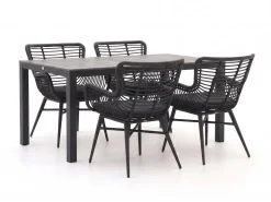 Intenso Asti/Fidenza 160 cm Gartenmöbel-Set 5-teilig