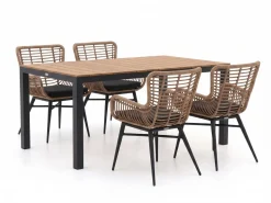 Intenso Asti/Fidenza 160 cm Gartenmöbel-Set 5-teilig