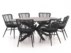 Intenso Asti/Fidenza oval 220 cm Gartenmöbel-Set 7-teilig