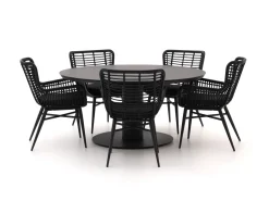 Intenso Asti/La Fonte Ø 150 cm Gartenmöbel-Set 6-teilig