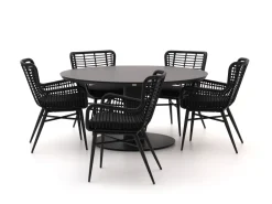 Intenso Asti/La Fonte Ø 150 cm Gartenmöbel-Set 6-teilig