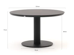 Intenso Asti/La Fonte Ø 120 cm Gartenmöbel-Set 5-teilig