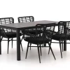 Intenso Asti/La Fonte 160 cm Gartenmöbel-Set 5-teilig
