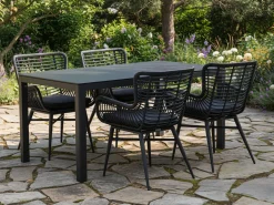 Intenso Asti/La Fonte 160 cm Gartenmöbel-Set 5-teilig