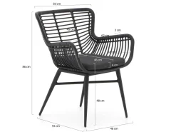 Intenso Asti/Lagundo 180 cm Gartenmöbel-Set 5-teilig