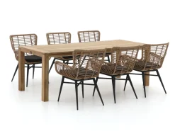 Intenso Asti/ROUGH-S 220 cm Gartenmöbel-Set 7-teilig