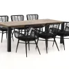 Intenso Asti/ROUGH-S 220 cm Gartenmöbel-Set 7-teilig