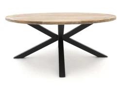 Intenso Asti/Rough-Y Ø 180 cm Gartenmöbel-Set 7-teilig