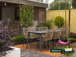 Intenso Asti/Sora 220 cm Gartenmöbel-Set 7-teilig