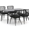 Intenso Asti/Sora 160 cm Gartenmöbel-Set 5-teilig