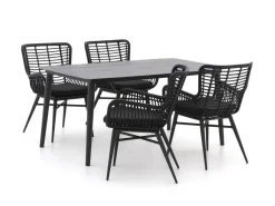 Intenso Asti/Sora 160 cm Gartenmöbel-Set 5-teilig