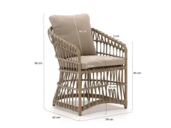 Intenso Cameri/Montorio 220 cm Gartenmöbel-Set 7-teilig