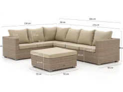 Intenso Carpino Ecklounge-Set 3-teilig links