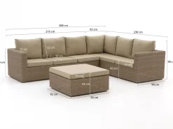 Intenso Carpino Ecklounge-Set 3-teilig rechts