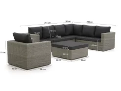 Intenso Carpino Ecklounge-Set 4-teilig rechts
