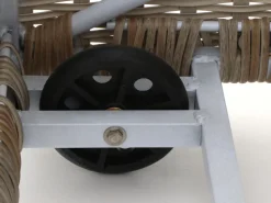 Intenso Carpino Gartenliege mit Rad