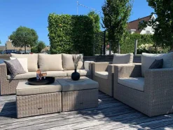 Intenso Carpino Lounge Gartenhocker 92x92 cm
