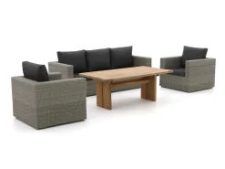 Intenso Carpino/ROUGH-L Gartentisch Lounge-Set 4-teilig