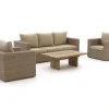 Intenso Carpino/ROUGH-L Sessel-Sofa Lounge-Set 4-teilig