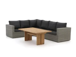 Intenso Carpino/ROUGH-L Sessel-Sofa Lounge-Set 4-teilig links