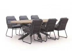 Intenso Isorella/ROUGH-Y Ellips 200cm dining tuinset 7-delig
