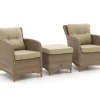 Intenso Leone/Milano Balkonmöbel-Set Lounge 3-teilig