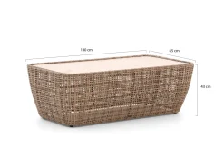 Intenso Marecchia Loungetisch 130x65x43 cm