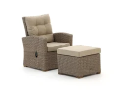 Intenso Mazzano Gartensessel verstellbar mit Hocker