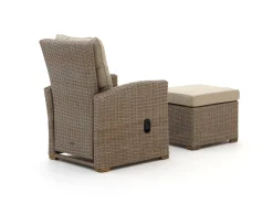 Intenso Mazzano Gartensessel verstellbar mit Hocker