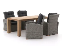 Intenso Mazzano/ROUGH-X 200 cm Lounge Gartenmöbel-Set 5-teilig verstellbar