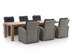 Intenso Mazzano/ROUGH-X 320 cm Lounge Gartenmöbel-Set 7-teilig verstellbar
