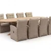 Intenso Mazzano/ROUGH-Y Ellips 280 cm Gartenmöbel-Set 9-teilig verstellbar