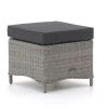 Intenso Milano Beistelltisch Outdoor/Gartenhocker 53x53x37 cm