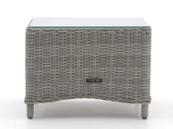Intenso Milano Beistelltisch Outdoor/Gartenhocker 53x53x37 cm