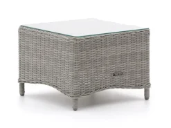 Intenso Milano Beistelltisch Outdoor/Gartenhocker 53x53x37 cm
