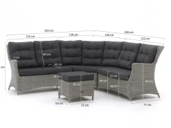 Intenso Milano Ecklounge-Set 4-teilig