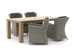 Intenso Milano/ROUGH-X 200 cm Gartenmöbel-Set 5-teilig