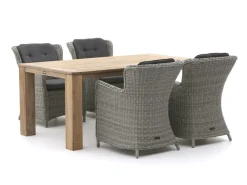 Intenso Milano/ROUGH-X 180 cm Gartenmöbel-Set 5-teilig