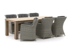 Intenso Milano/ROUGH-X 240 cm Gartenmöbel-Set 7-teilig