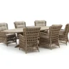 Intenso Milano/ROUGH-Y 280 cm Dining-Lounge Gartenmöbel-Set 7-teilig