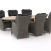 Intenso Milano/ROUGH-Y Ellips 240 cm Dining-Lounge Gartenmöbel-Set 7-teilig