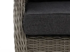 Intenso Milano/ROUGH-Y Ellips 240 cm Dining-Lounge Gartenmöbel-Set 7-teilig