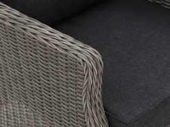 Intenso Milano/ROUGH-Y Ellips 240 cm Dining-Lounge Gartenmöbel-Set 7-teilig