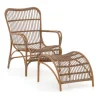 Intenso Napoli Gartensessel mit Hocker